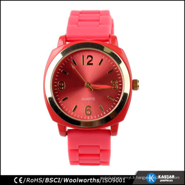 Bracelet en silicone acier inoxydable retour japan movement quartz watch sr626sw pour femme